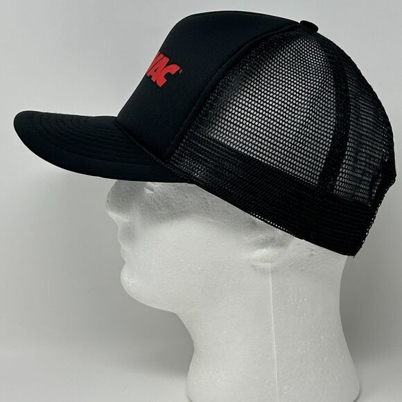 Vintage 90s Rayovac Batteries Trucker Hat Cap Battery Mesh Snapback Black - Picture 7 of 10